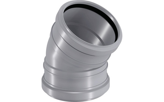 Отвод 110 х 45* Двухраструбный ПП WaterMark