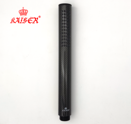 Душевая лейка KAISER SH-025 из углеволокна, Ø25x228, карбон, Чёрный матовый