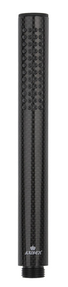 Душевая лейка KAISER SH-025 из углеволокна, Ø25x228, карбон, Чёрный матовый