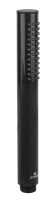 Душевая лейка KAISER SH-025 из углеволокна, Ø25x228, карбон, Чёрный матовый