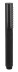 Душевая лейка KAISER SH-025 из углеволокна, Ø25x228, карбон, Чёрный матовый