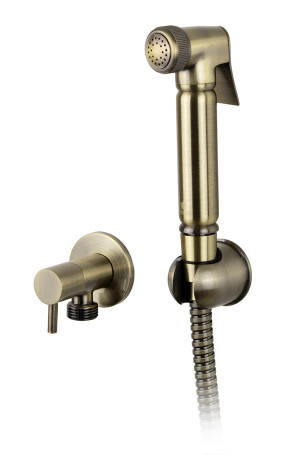 Гигиенический набор KAISER SH-332-1 (Rel/An) с краном БРОНЗА