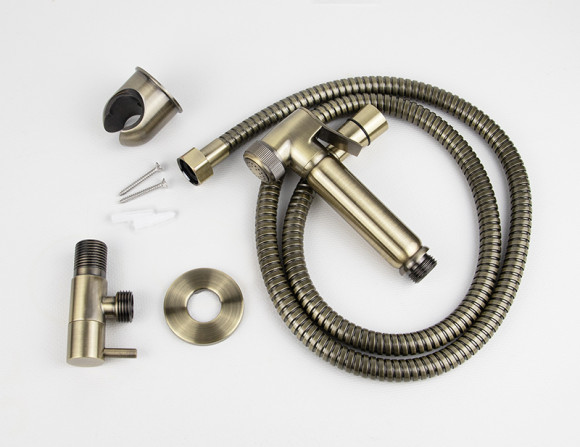 Гигиенический набор KAISER SH-332-1 (Rel/An) с краном БРОНЗА