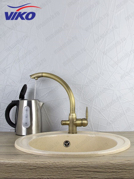 Смеситель для кухни с краном для питьевой воды VIKO V-5264