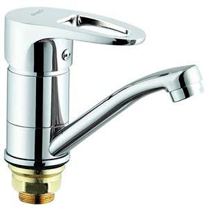 Смеситель G-Lauf 4G4-B180 для кухни Ø40 (15см) с гайкой (латунь) +++