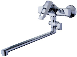 Смеситель G-Lauf LOF6-A033 ванны с плоским изливом Ø35 Zn