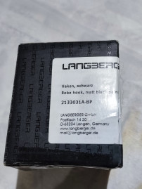 Уценка 1 Крючок одинарный Langberger черный 33031A-BP