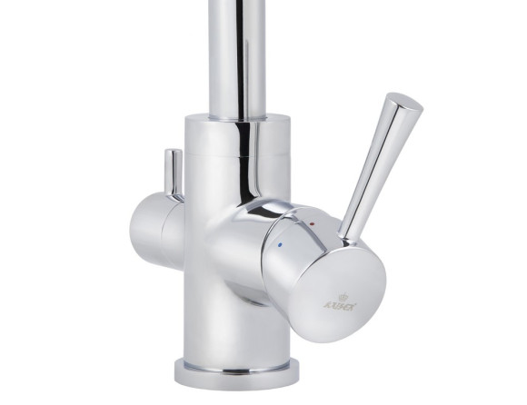 Смеситель KAISER 26044 Merkur для кухни, с краном для питьевой воды, хром