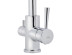 Смеситель KAISER 26044 Merkur для кухни, с краном для питьевой воды, хром