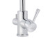 Смеситель KAISER 26044 Merkur для кухни, с краном для питьевой воды, хром