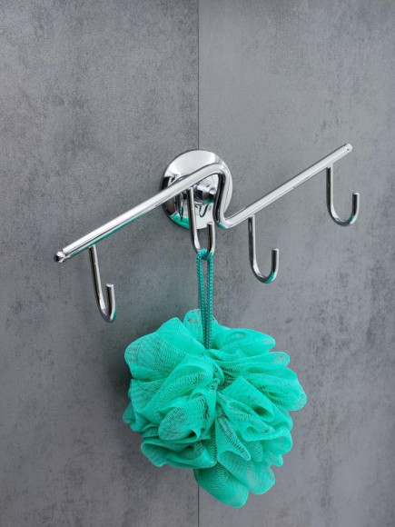 Полотенцедержатель Rainbowl OTEL "Зигзаг" 2586-4 на 4 крючка хром