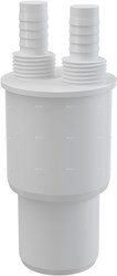 Адаптер Alca PLAST для подключения слива с 2-мя отводами 1/2"x 50/40мм AKS6