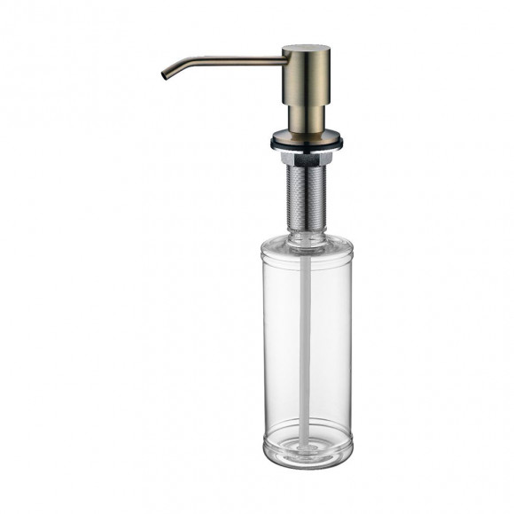 Дозатор для жидкого мыла REIN ,D002-BR, бронза, Paulmark