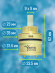 Картридж VIKO V-0456 Ø35 для смесителя V-7721