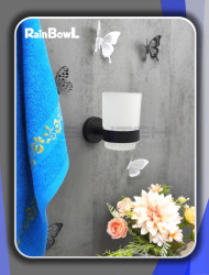 Держатель Rainbowl LONG одинарный + стакан (2285-BP) Держатель Rainbowl LONG одинарный + стакан (2285-BP)