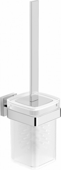 Ерш Langberger 21825A для унитаза стеклянный к стене квадратный Ерш Langberger 21825A для унитаза стеклянный к стене квадратный