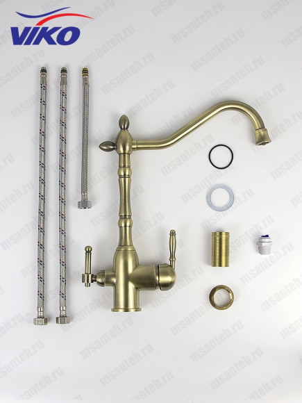 !!!Смеситель VIKO V-5434 для кухни с краном для питьевой воды