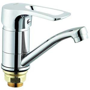 Смеситель G-Lauf 4G4-B181 для кухни Ø40 (15см) с гайкой (латунь)