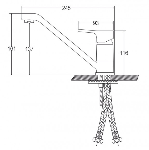 Смеситель KAISER 63033 Vega для кухни Смеситель KAISER 63033 Vega для кухни