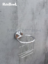 Держатель Rainbowl LONG для ванной 2232 освежителя воздуха настенный "Сетка" хром
