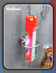 Держатель Rainbowl LONG для ванной 2232 освежителя воздуха настенный "Сетка" хром