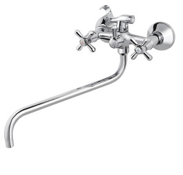 Смеситель KAISER 11055 Carlson для ванны (аэр..6312, дивер. art 55, излив 7232, отраж. 0323)