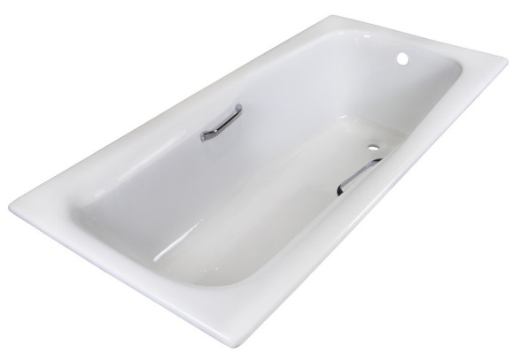 КВ-1502 Ванна KAISER чугунная с латунными ручками