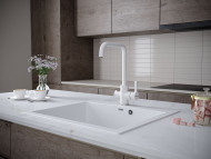 Смеситель для кухни с краном для питьевой воды PAULMARK Logas  Lo213021-331