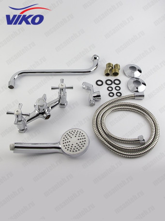 Смеситель VIKO V-2505 для ванны с держателем для лейки