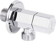 Кран VIKO V31 угловой хром 1/2х1/2" кер