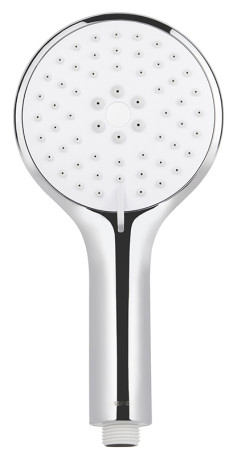 Душевая лейка KAISER SH-047 круглая, пластик, 3 режима, Ø115х225 мм, хром