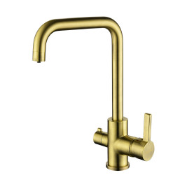 Смеситель для кухни с краном для питьевой воды PAULMARK Logas Lo213021-BR