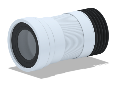 Удлинитель гибкий АНИ Пласт К718R для унитаза (280-550мм)