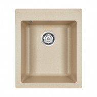 Мойка кварцевая LEER, PM104249-QU, кварц, 415х490 мм, Paulmark