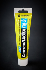 Паста для уплотнения резьбовых соединений "СантехПаста ГАЗ" 65гр, в тубе Паста для уплотнения резьбовых соединений "СантехПаста ГАЗ" 65гр, в тубе