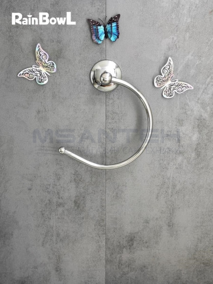 Полотенцедержатель Rainbowl OTEL Полукольцо - Шар 2526-2 хром Полотенцедержатель Rainbowl OTEL Полукольцо - Шар 2526-2 хром