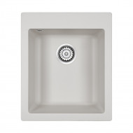 Мойка кварцевая LEER, PM104249-WH, белый, 415х490 мм, Paulmark