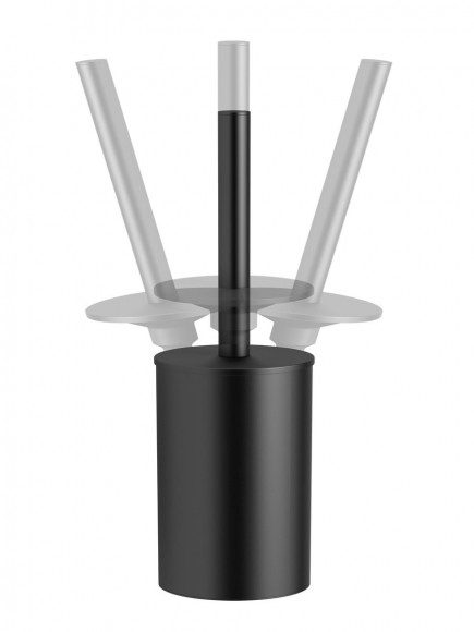 Ерш для унитаза Langberger черный универсальный с воронкой круглый 71171-BP Ерш для унитаза Langberger черный универсальный с воронкой круглый 71171-BP