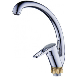 Смеситель G-Lauf NUD4-A045 для кухни Ø40 с гайкой Zn