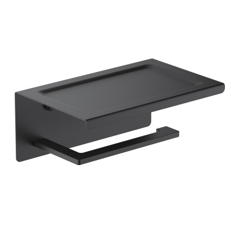 Бумагодержатель SCHEIN 9245MB с полкой черный