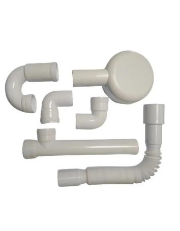 Сифон для раковины плоский Пилот