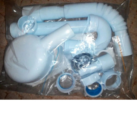 Сифон для раковины плоский Пилот