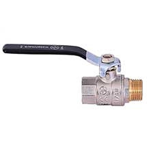 Кран шаровый WaterMark Wm105-3/4 г/ш 3/4" ручка черная