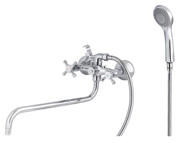 Смеситель KAISER 11070SH Carlson Style для ванны