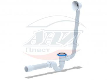 Обвязка АНИ Пласт ЕС155 авт. круг. 1-1/2" с г/тр. 40/50 (сифон, выпуск, перелив, колено, сифон, клапан)