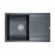 Мойка кварцевая FLUGEN, PM217850-BLM, черный металлик, 780х500 мм, Paulmark
