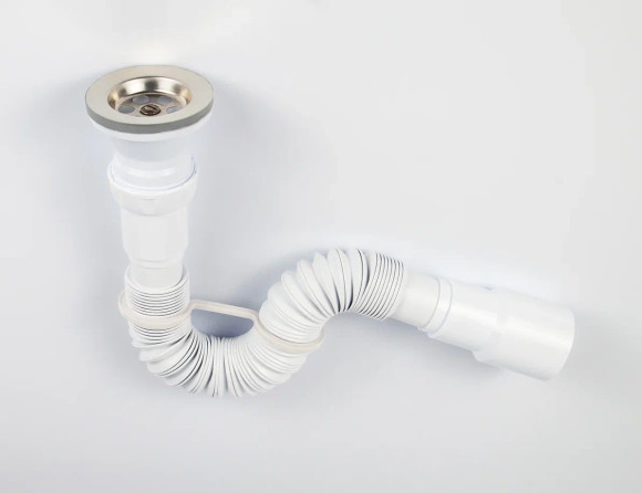 Сифон VIKO VS-160 гофрированный 1-1/2"х 40/50, L=800мм с хомутом жёсткости
