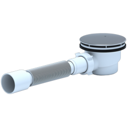 Сифон АНИ Пласт Е325C 1-1/2" х 90 для душевого поддона h 65 с г/т375*40/50 хром