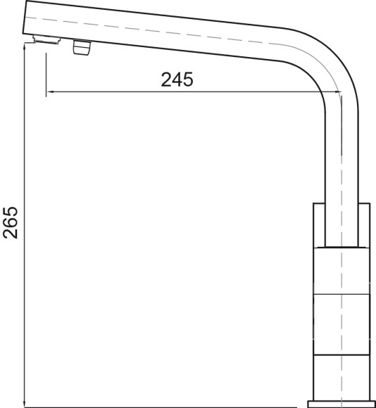 Смеситель KAISER 34044-3 Sonat для кухни с краном для питьевой воды (кран-букса 6134)