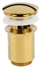 Донный клапан KAISER 8011-3 (8011GOLD) автомат, золотой